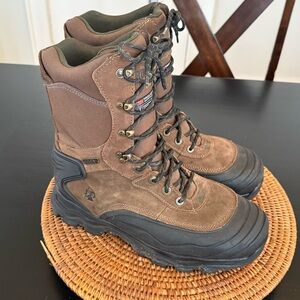 Rocky Rugged Brown Outdoor Boots waterproof insulated 10wide